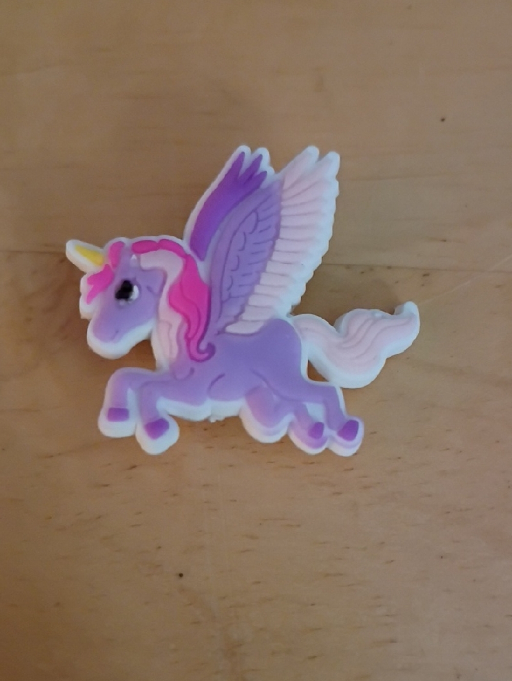 10 for $10 Jibbitz Croc Charms - Unicorn w/ Pink Hair & Wings - New Shoe Charm